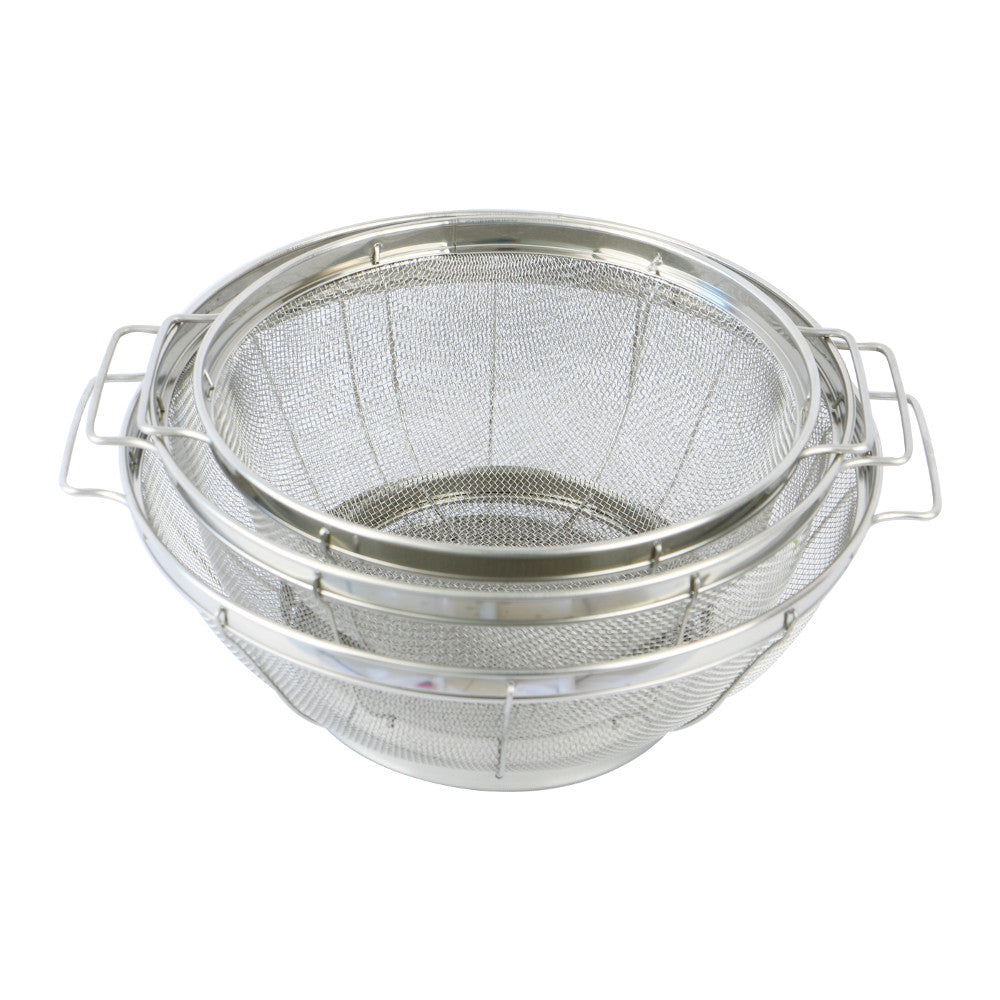 Colander Set, Mesh 12 Micro Hole Technology