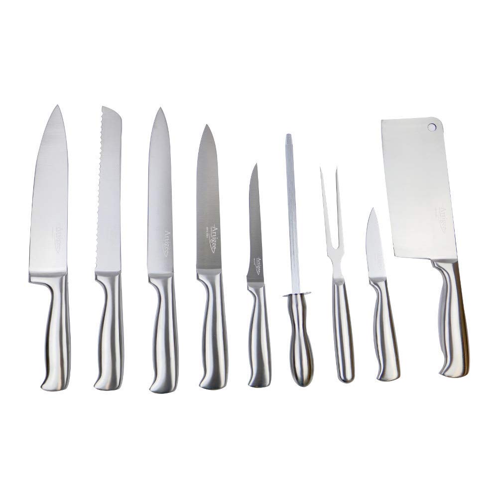 Professional Knife Set 9-Piece with Carry Case