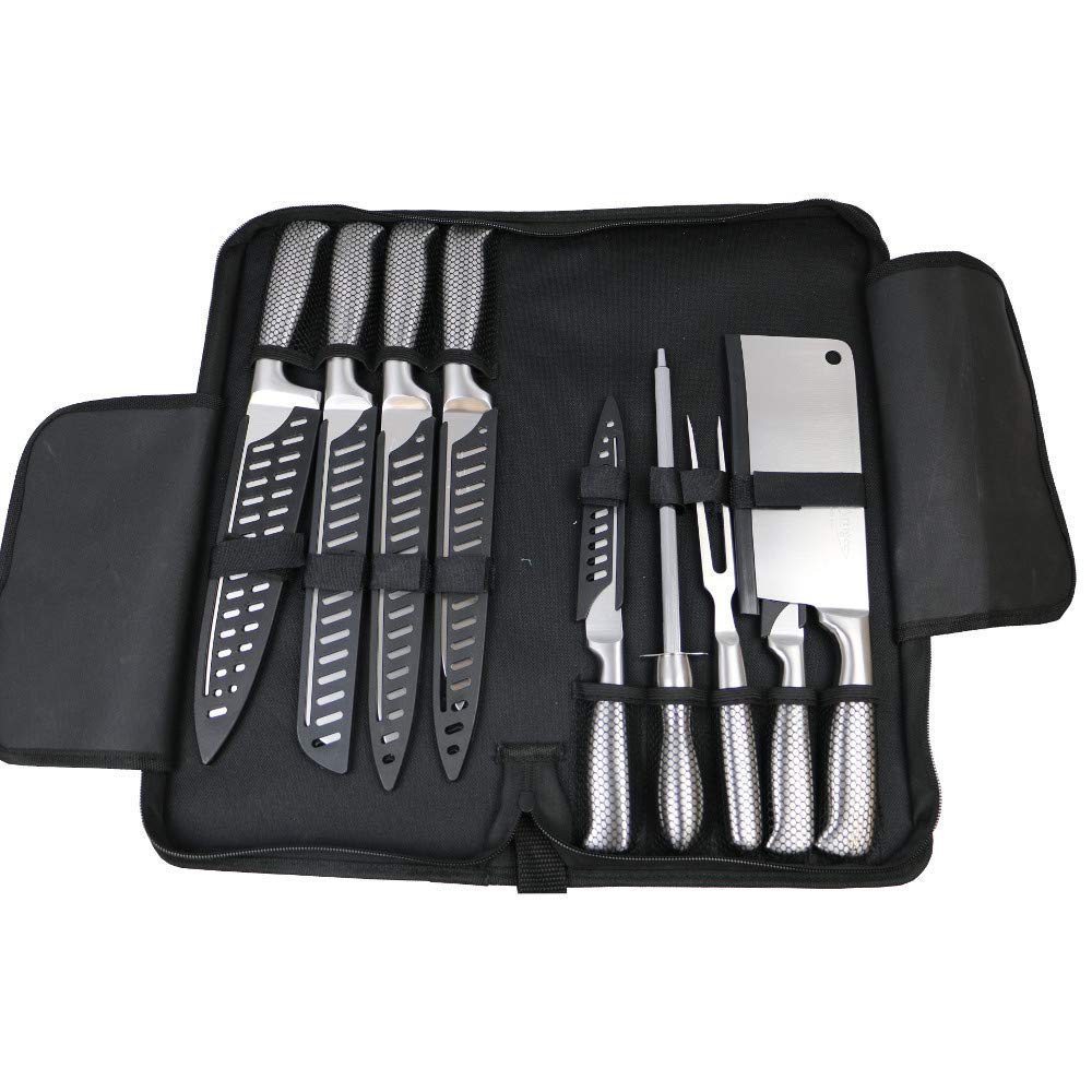 Professional Knife Set 9-Piece with Carry Case