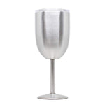 Artigee Stainless Steel Wine Glass, 10 oz Double Walled Vacuum Sealed Insulated Wine Goblet with Splash-Proof Lid BPA Free, Premium Grade 18/8 Stainless Steel