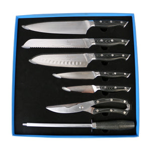 Damascus Steel Premium Kitchen Knife Set 7-Piece Masterchef