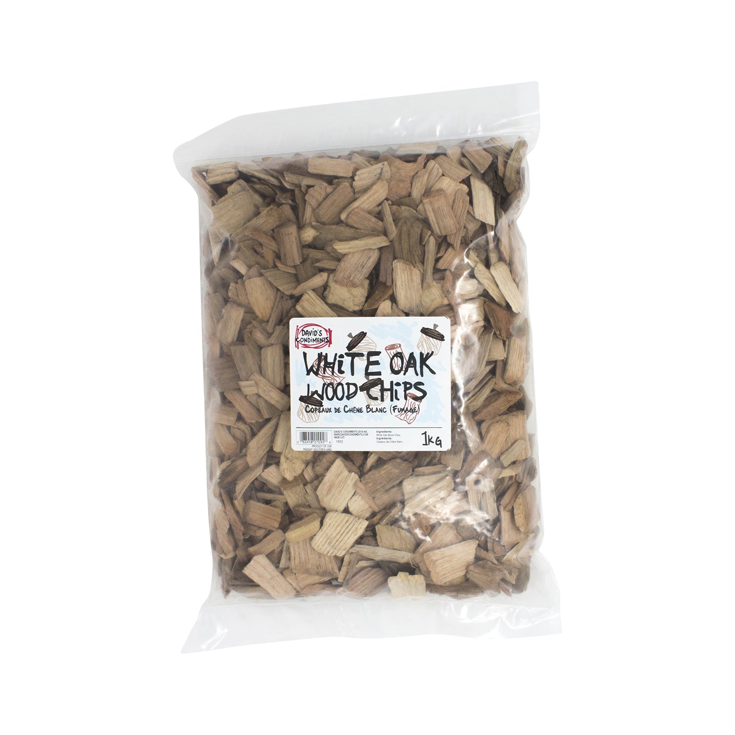 White Oak Wood Chips for Smoking